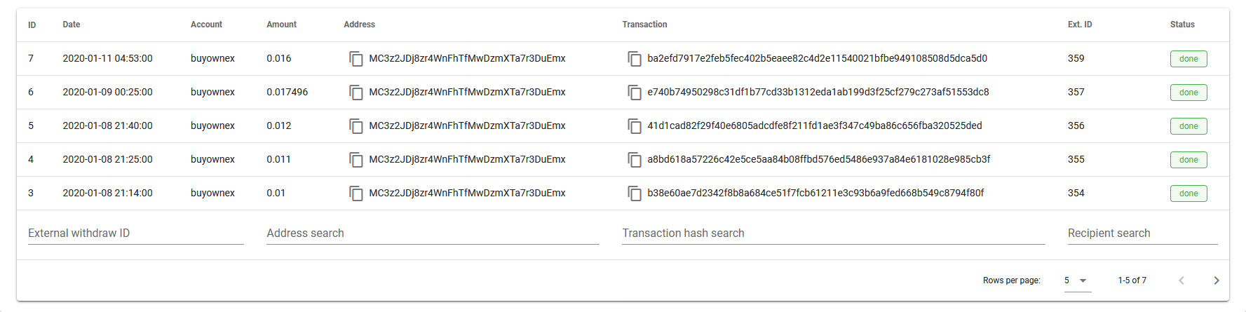 BuyOwnEx Crypto Gateway