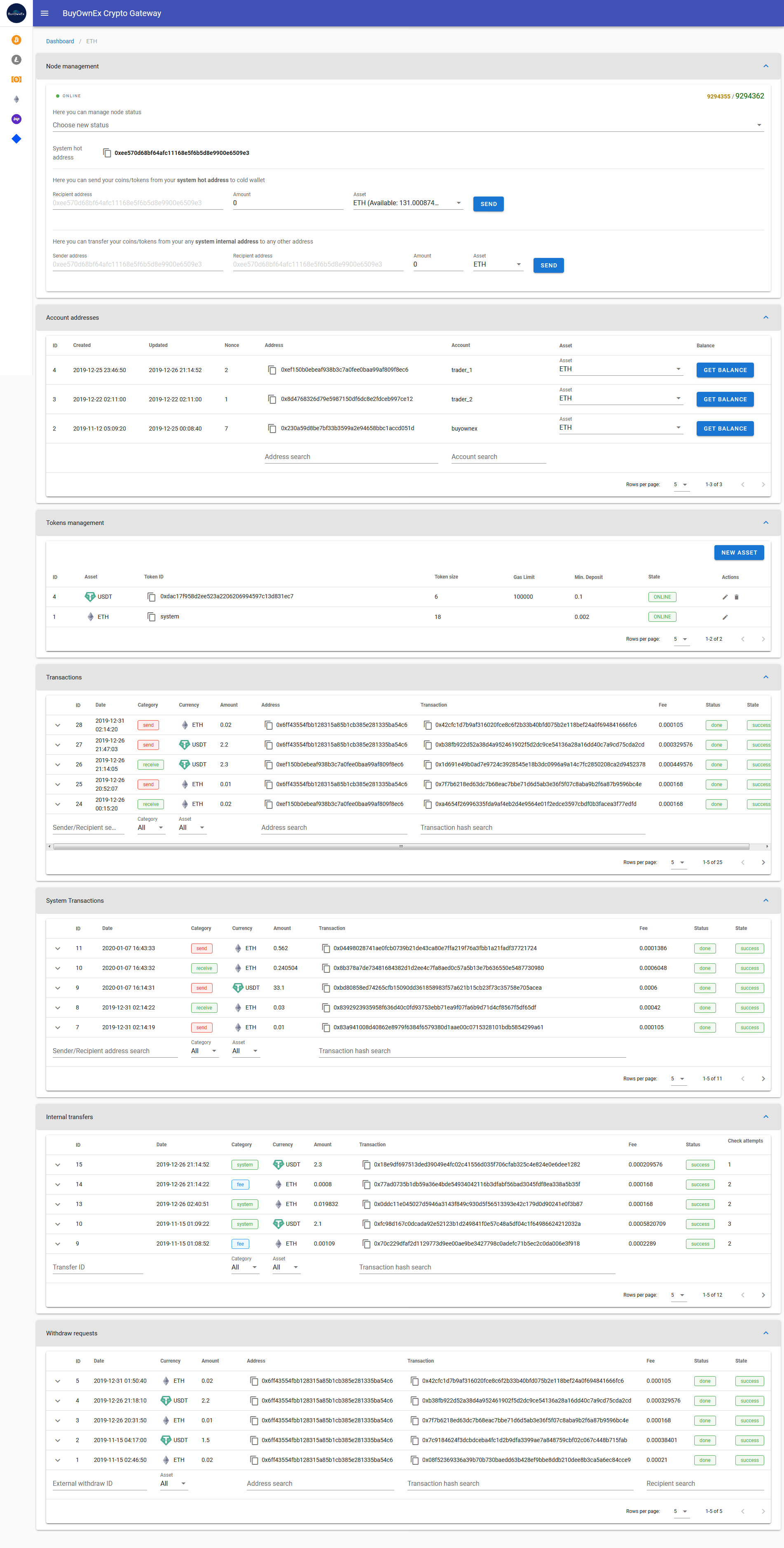 BuyOwnEx Crypto Gateway